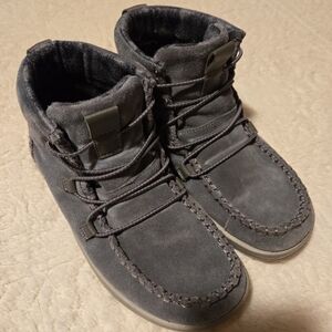 Hey Dude Eloise Ankle Boots Size 7,  Suede Carbon color